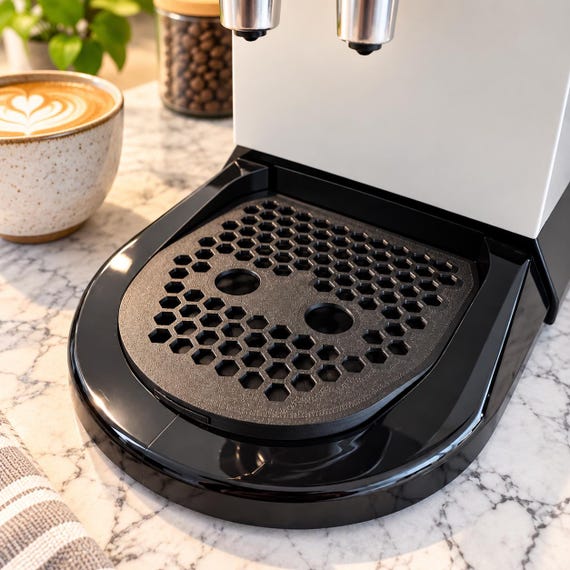 De’Longhi Dedica Slimline Drip Tray | Low Profile Coffee Machine Tray | Removable Grate