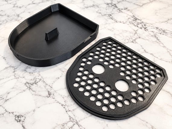 De’Longhi Dedica Slimline Drip Tray | Low Profile Coffee Machine Tray | Removable Grate